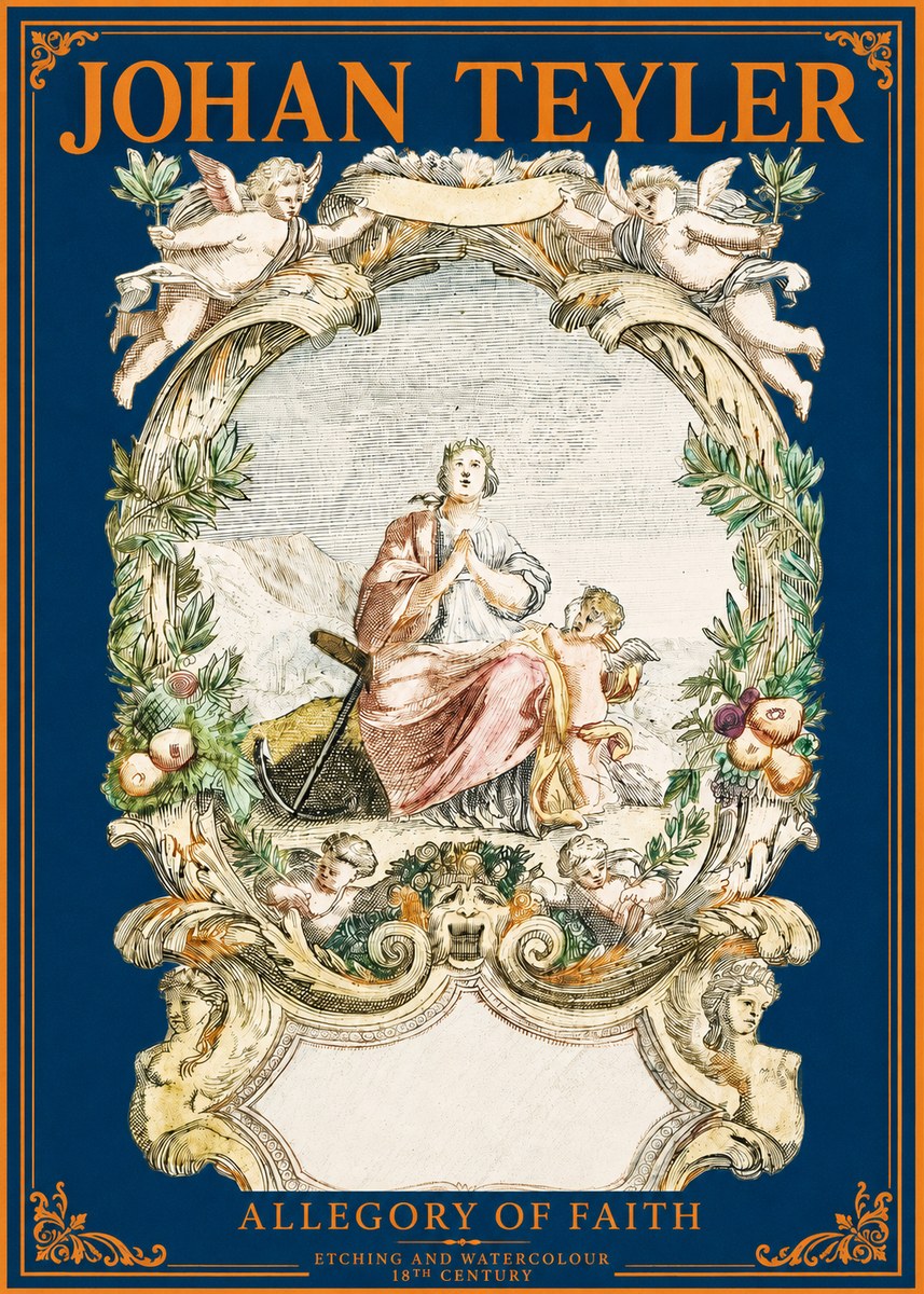 Johan Teyler Allegory of Faith No2 - Poster