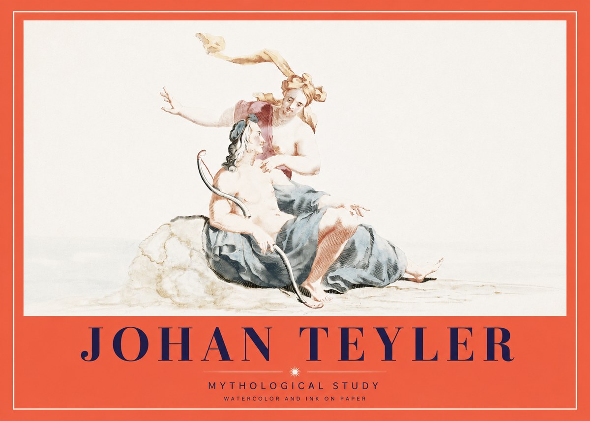 Johan Teyler Mythological Study No4 - Poster