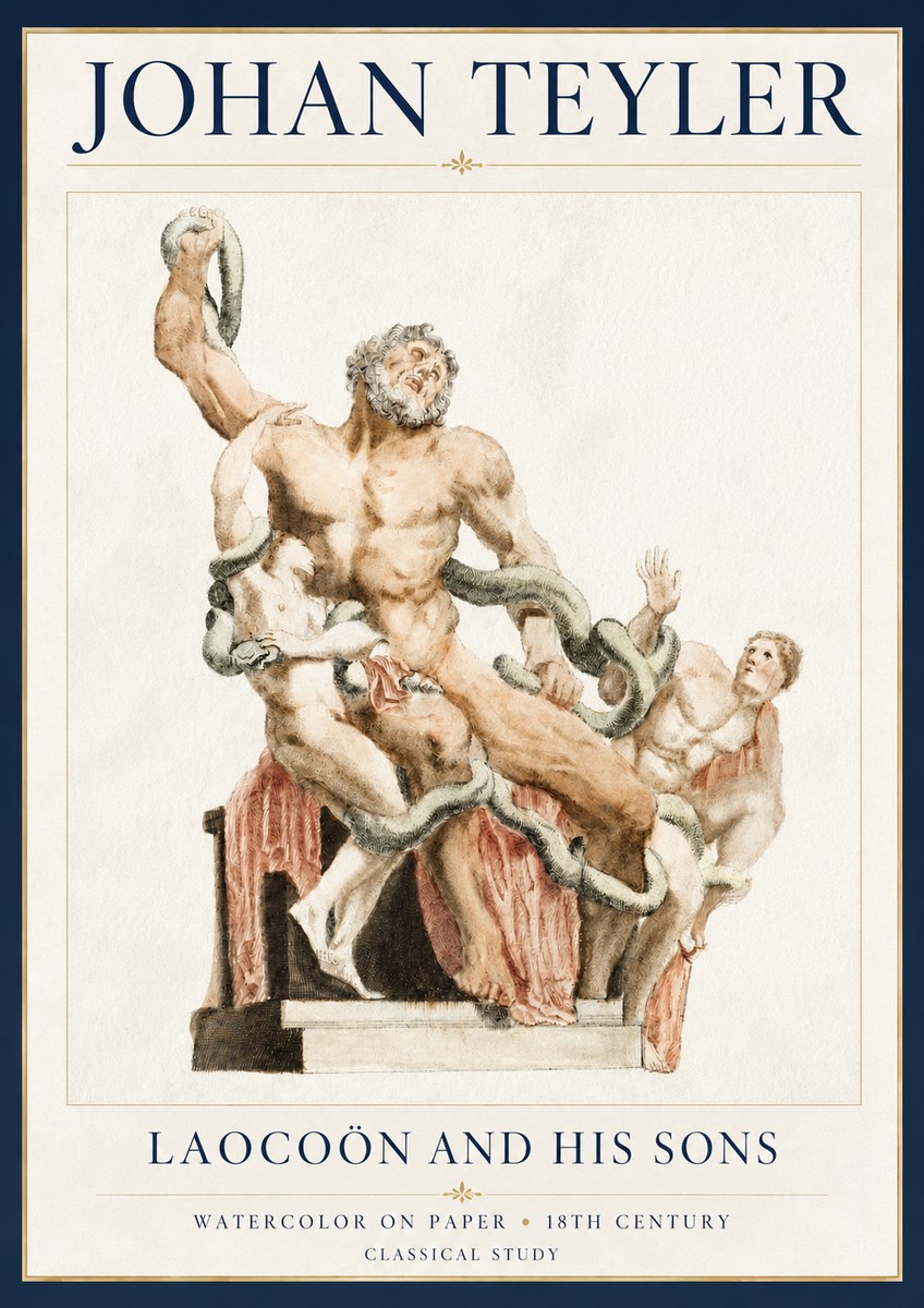 Johan Teyler The Laocoön Group No5 - Poster