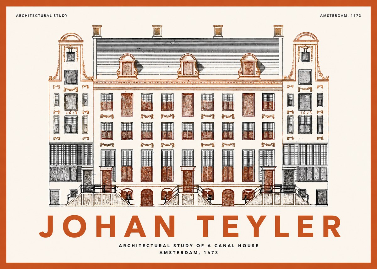 Johan Teyler Architectural Study VIII No2 - Poster