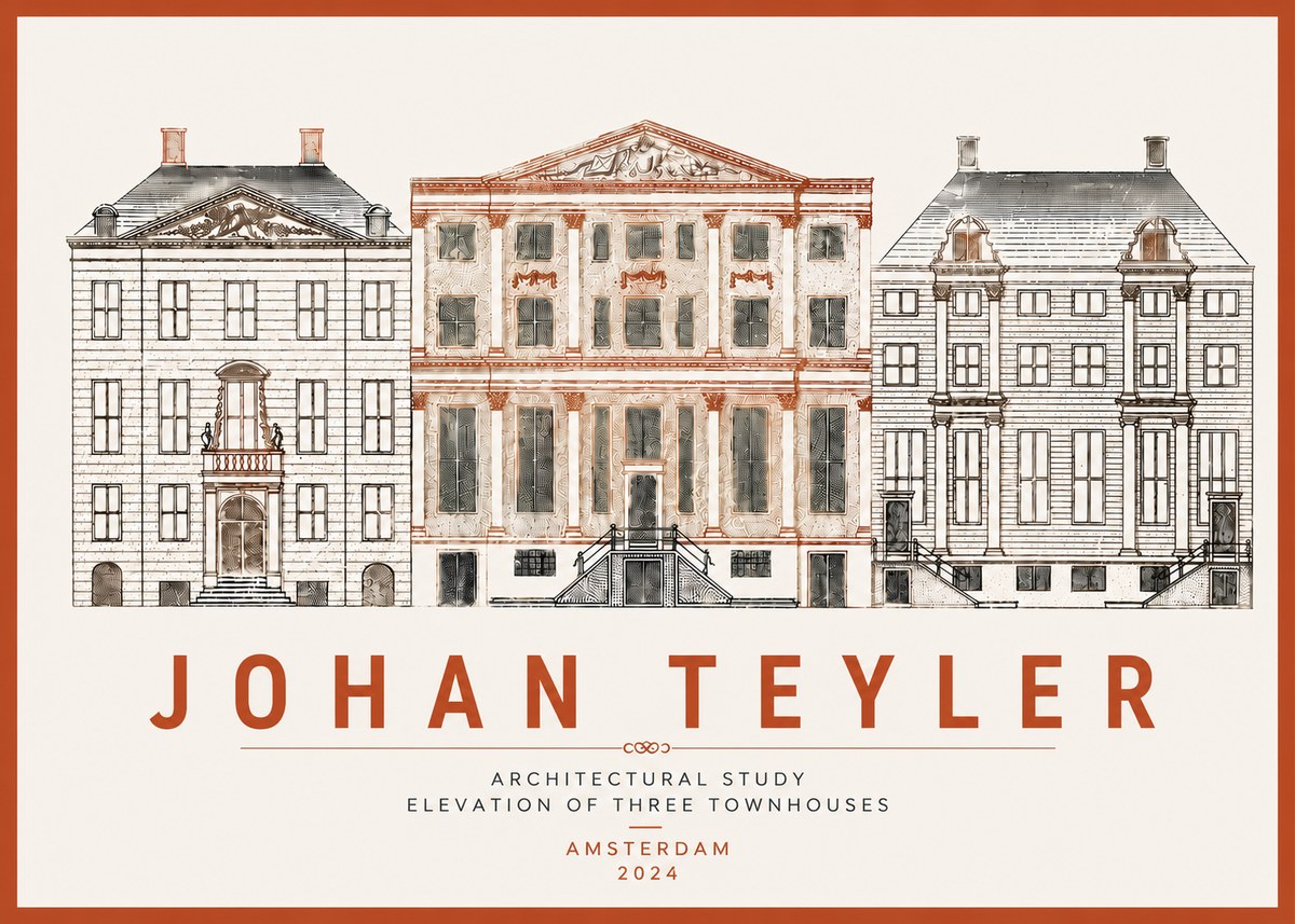 Johan Teyler Architectural Study IX No6 - Poster