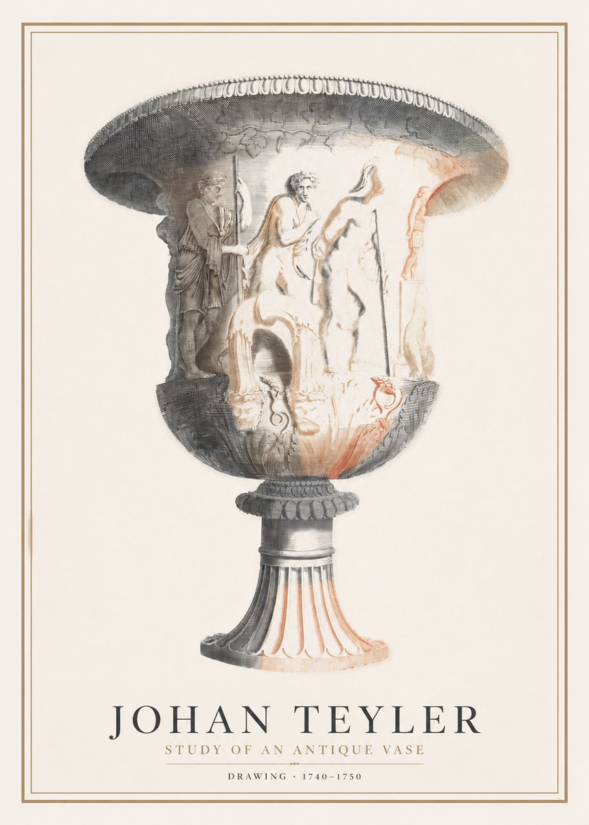 Johan Teyler Classical Urn No2 - Poster