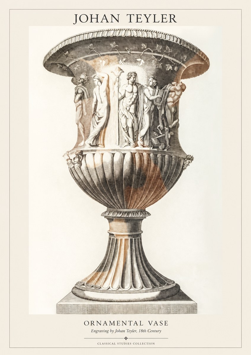 Johan Teyler Ornamental Vase II No1 - Poster