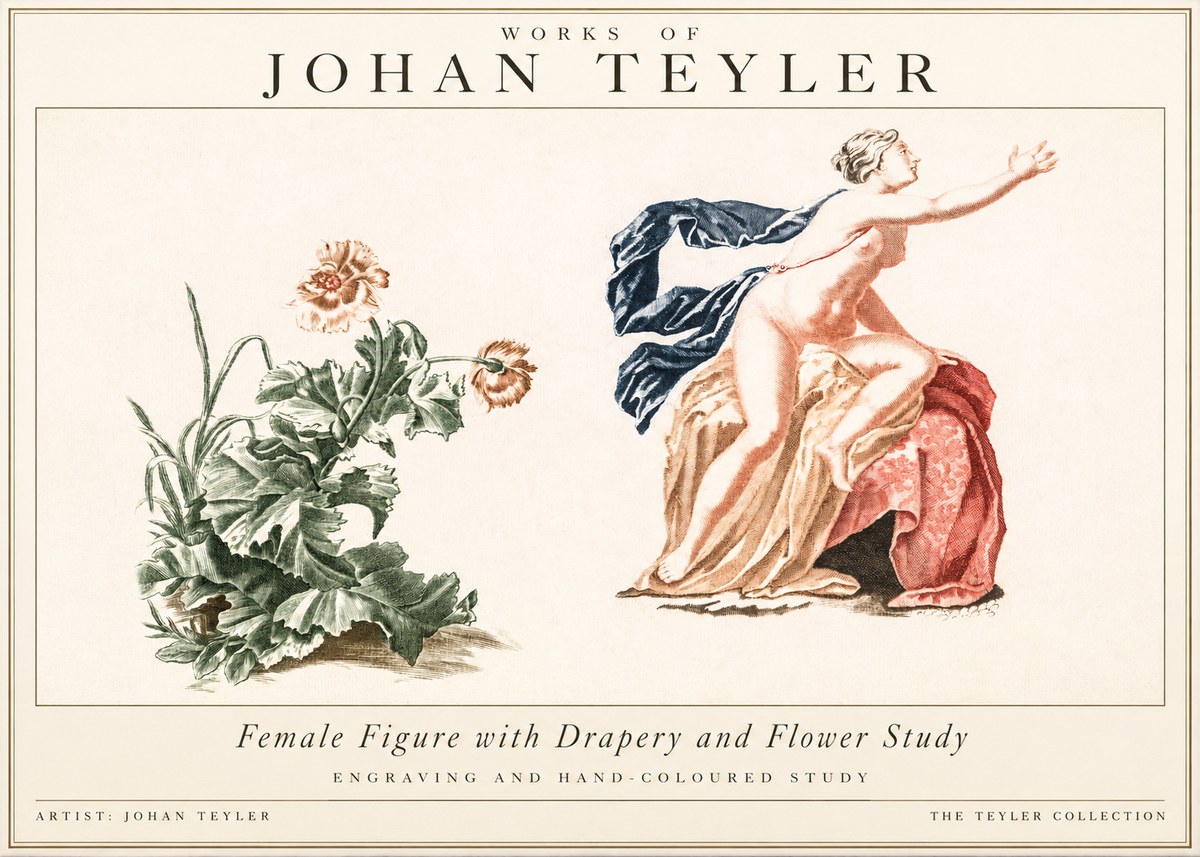 Johan Teyler A Study of Nature and Form No3 - Poster