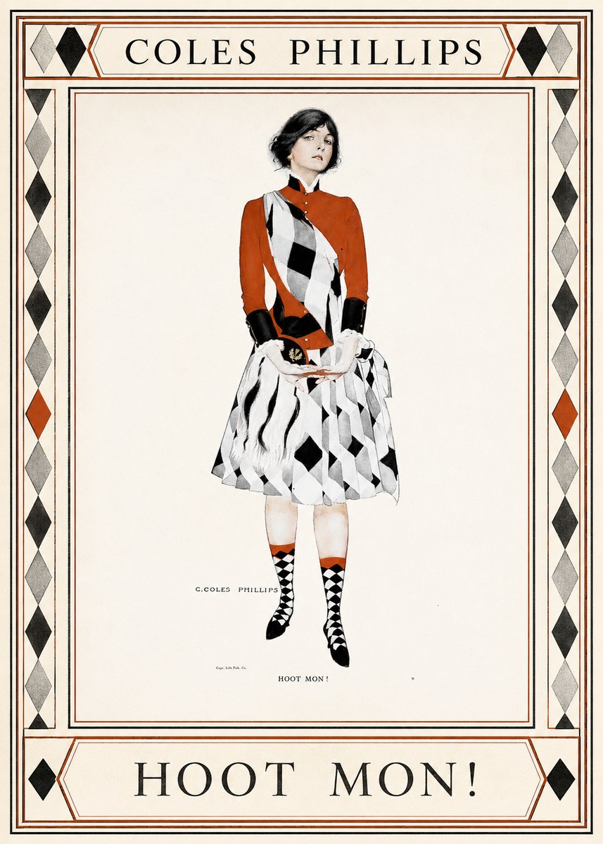 Coles Phillips Hoot Mon! No1 - Poster