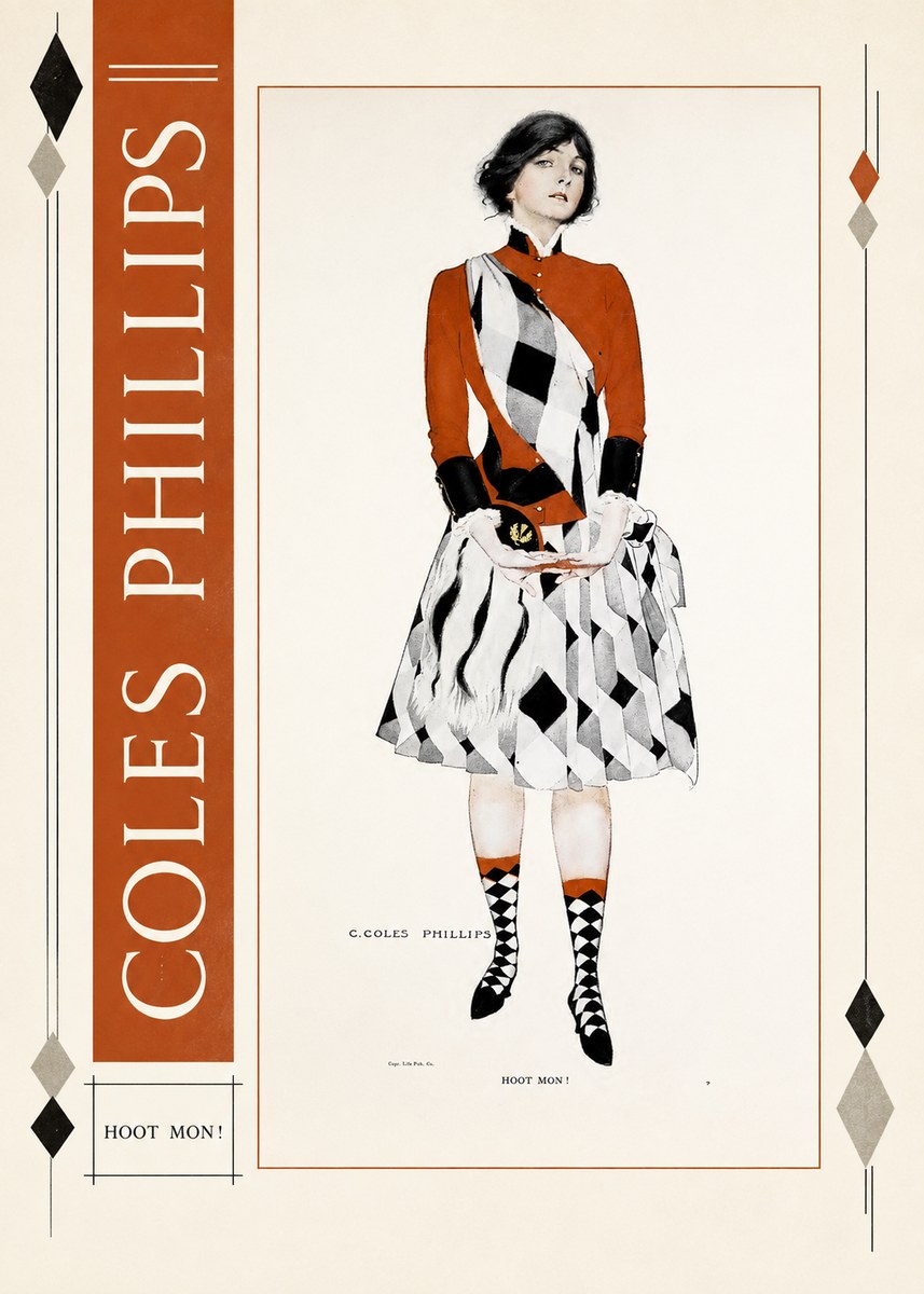 Coles Phillips Hoot Mon! No2 - Poster