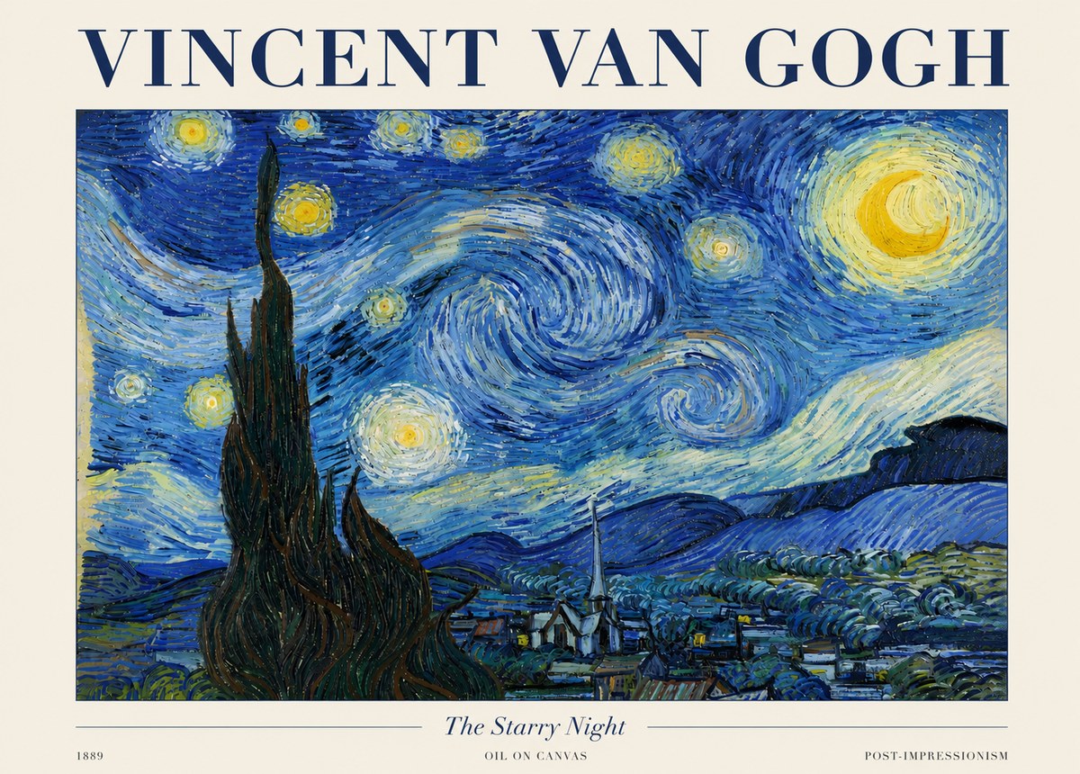 Van Gogh The Starry Night No3 - Poster