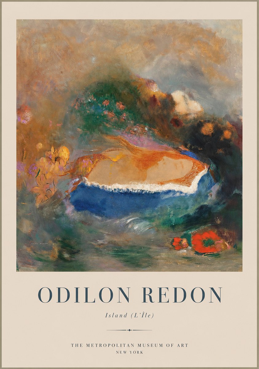 Odilon Redon Island (L'île) No1 - Poster