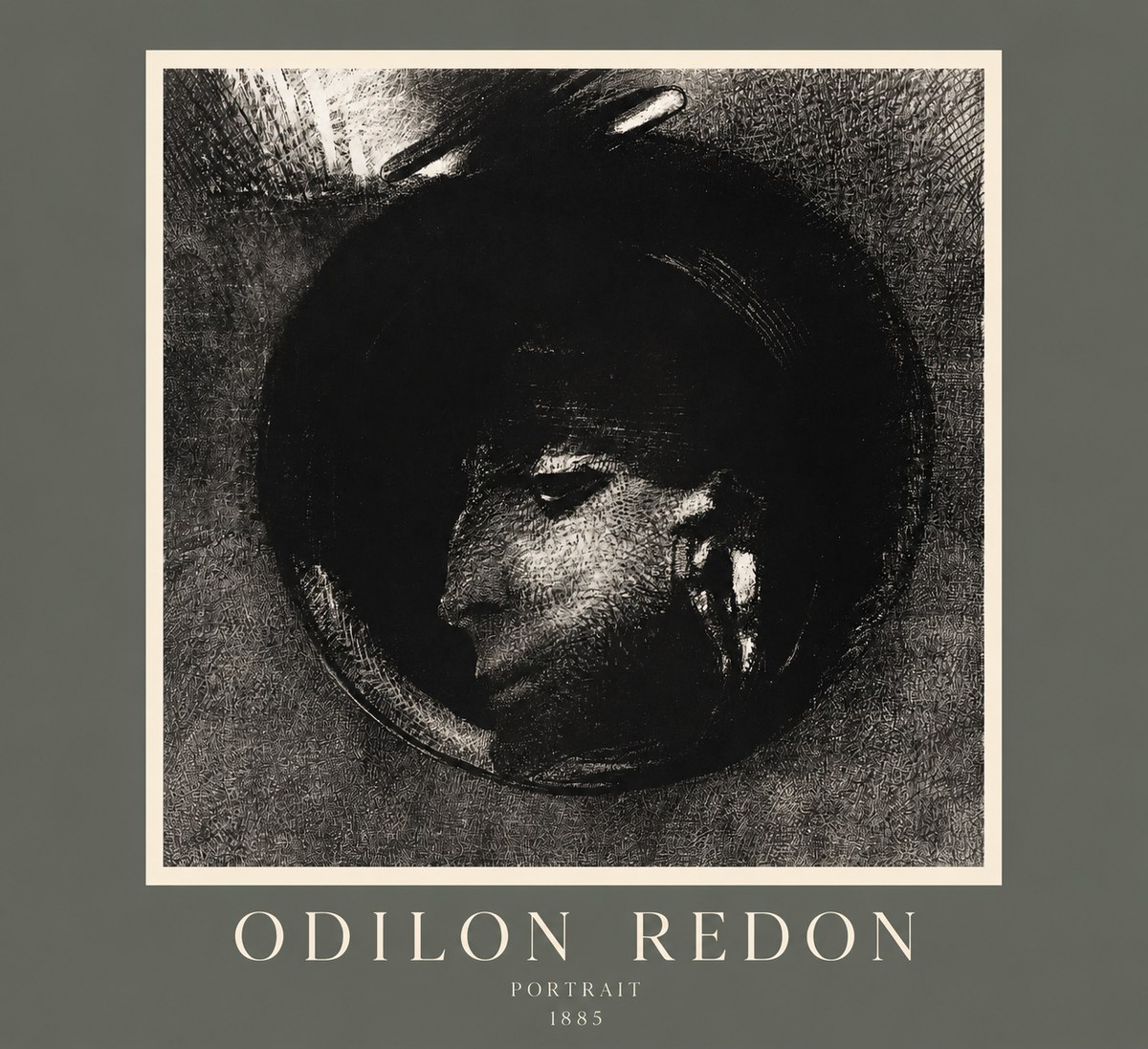 Odilon Redon Portrait No2 - Poster