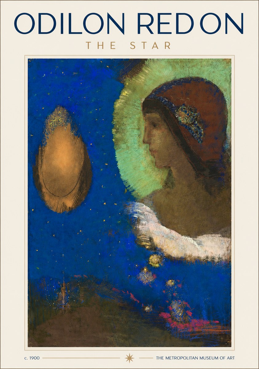 Odilon Redon The Star No3 - Poster