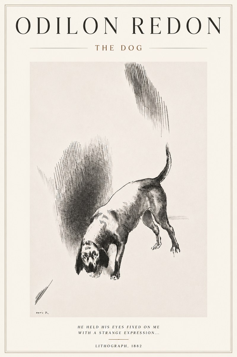 Odilon Redon The Dog No5 - Poster