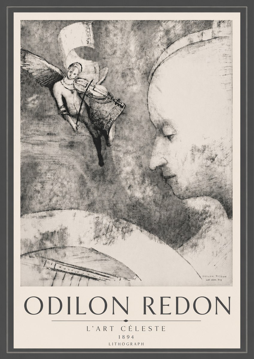 Odilon Redon L'art Céleste No6 - Poster