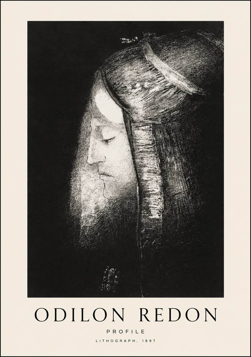 Odilon Redon Profile No1 - Poster
