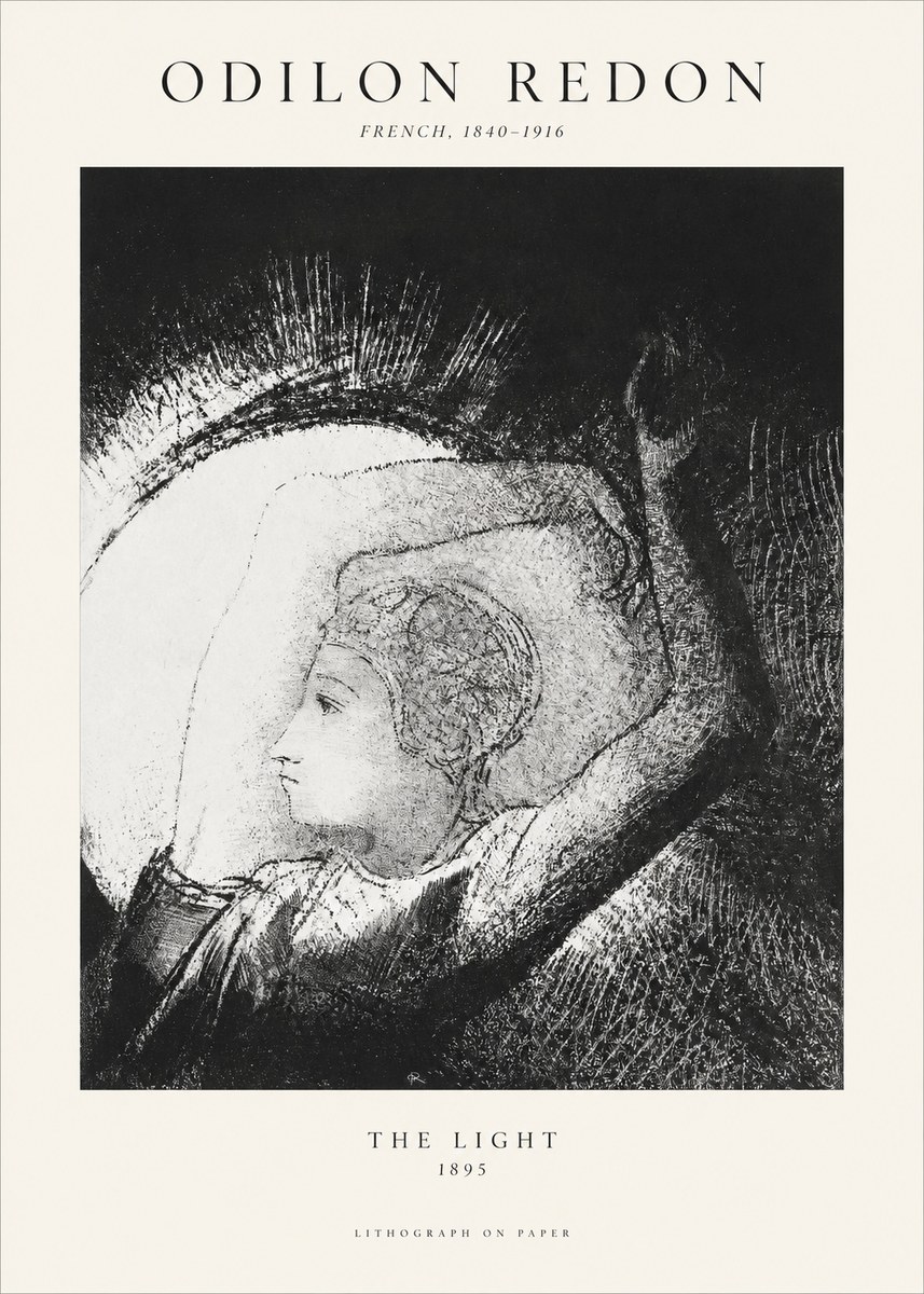 Odilon Redon The Light No1 - Poster
