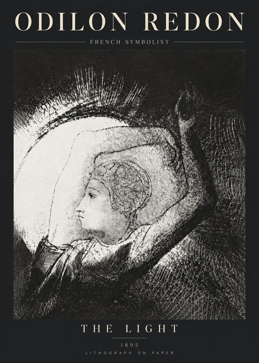 Odilon Redon The Light No3 - Poster