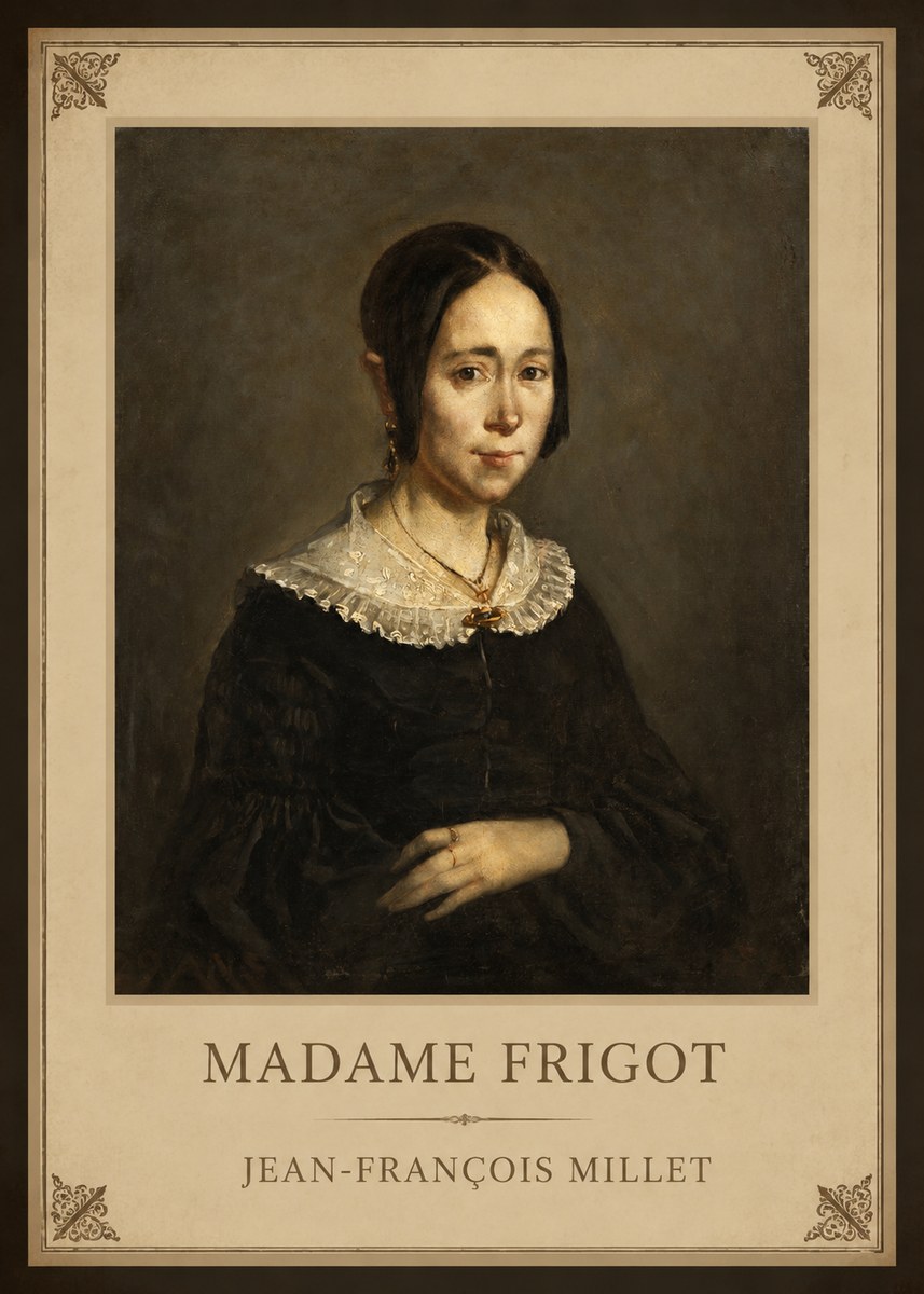 Jean-François Millet Madame Frigot No1 - Poster