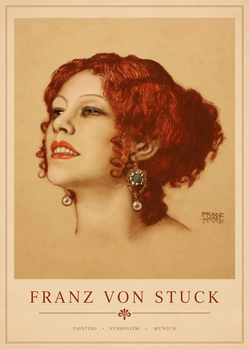 Franz von Stuck Medusa No1 - Poster