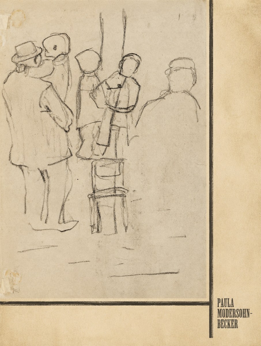 Paula Modersohn-Becker Studies of Figures No4 - Poster