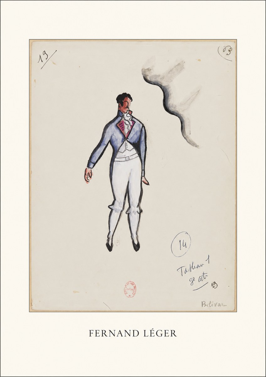 Fernand Léger Bolivar. Tableau 1 3E Acte No4 - Poster