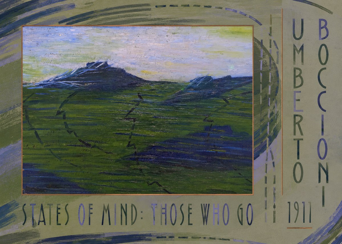 Umberto Boccioni States of Mind: Those Who Go No6 - Poster