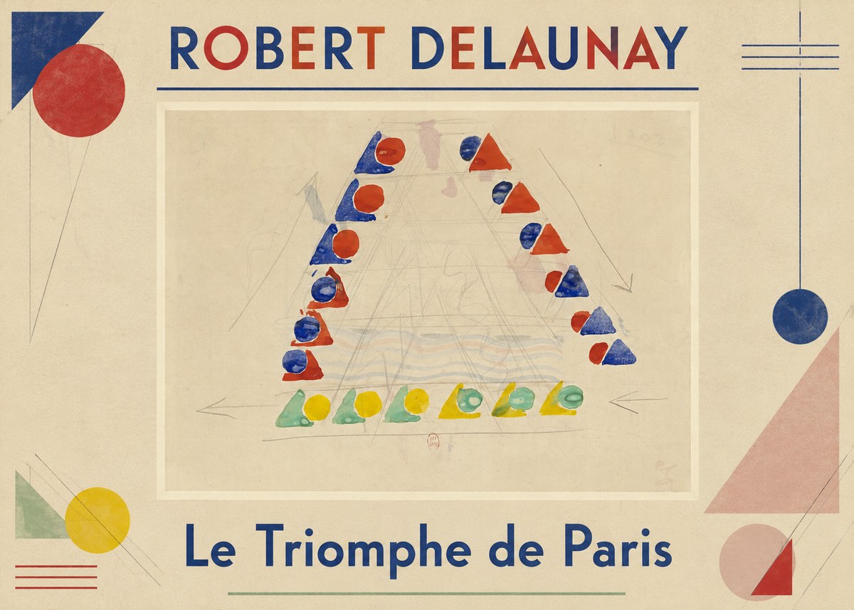 Robert Delaunay Le Triomphe De Paris II No1 - Poster
