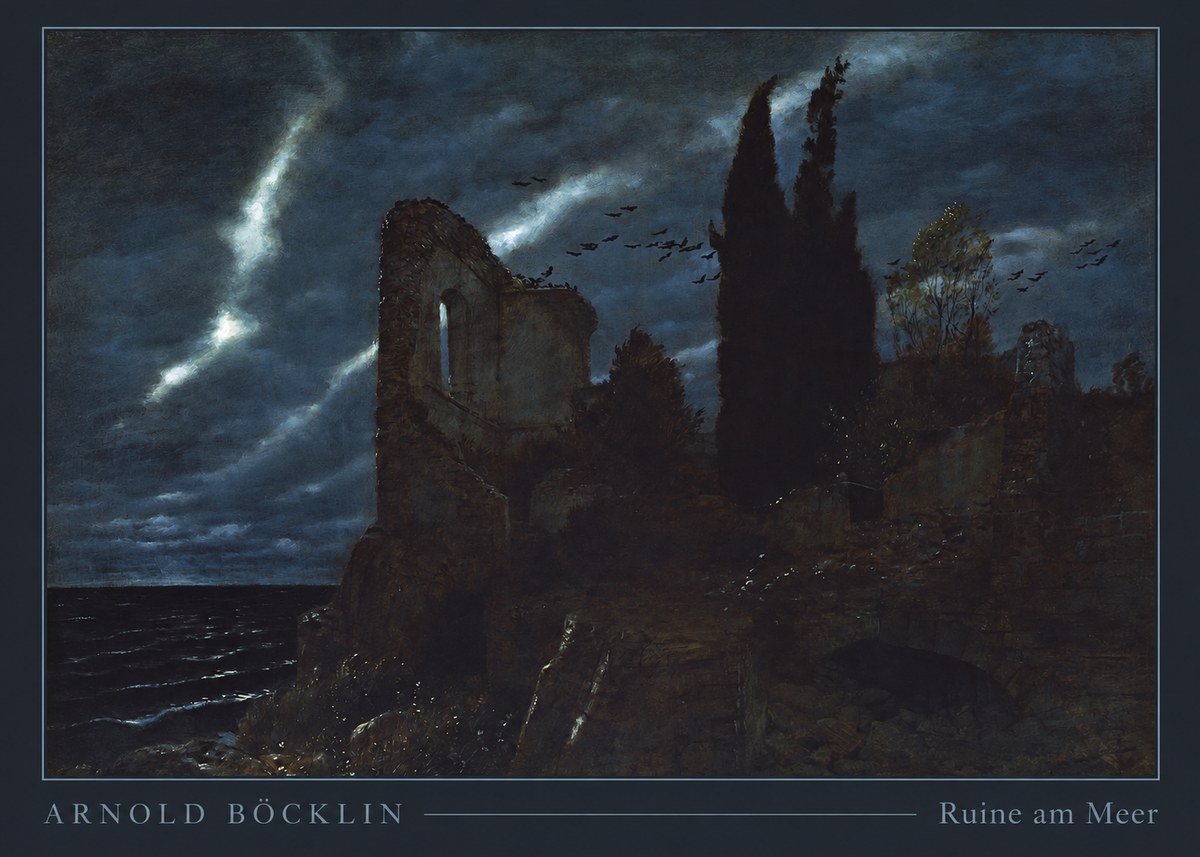 Arnold Böcklin Ruine Am Meer I No3 - Poster