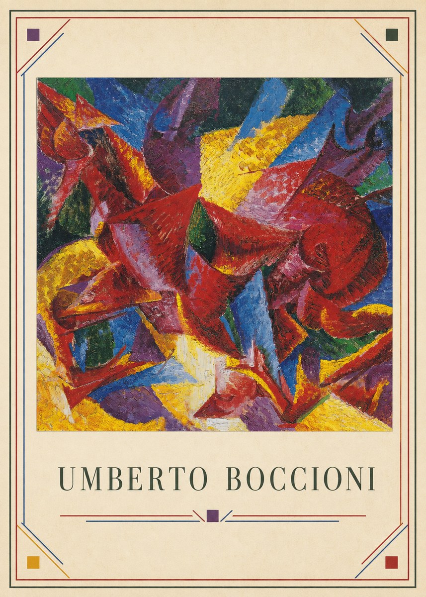 Umberto Boccioni Umberto Boccioni I No3 - Poster