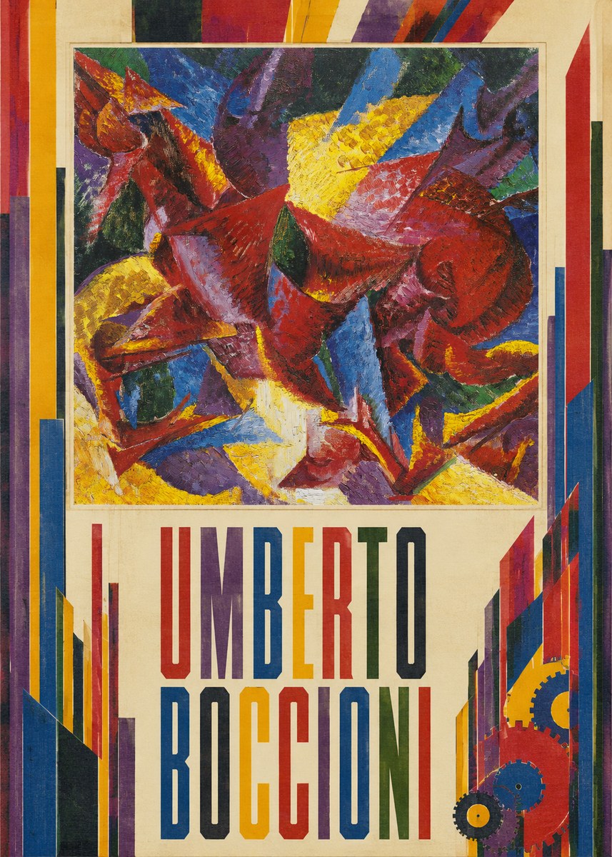 Umberto Boccioni Umberto Boccioni I No5 - Poster