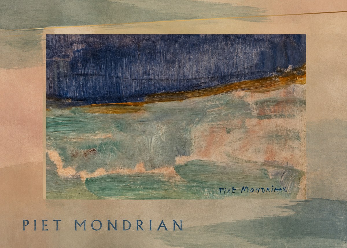 Piet Mondrian Piet Mondrian No5 - Poster