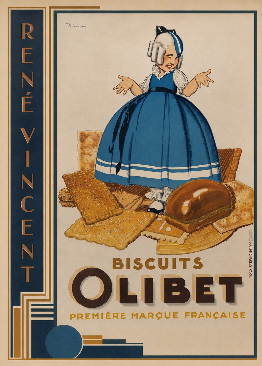 René Vincent Biscuits Olibet No2 - Poster