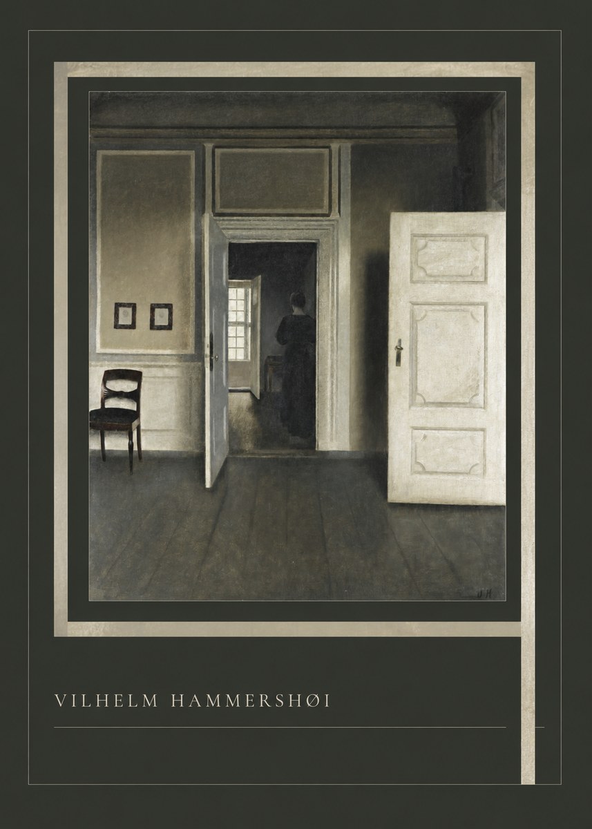 Vilhelm Hammershøi Interior, Strandgade 30 I No3 - Poster