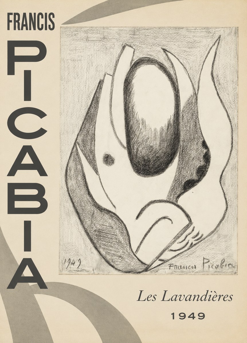 Francis Picabia Les Lavandières No6 - Poster