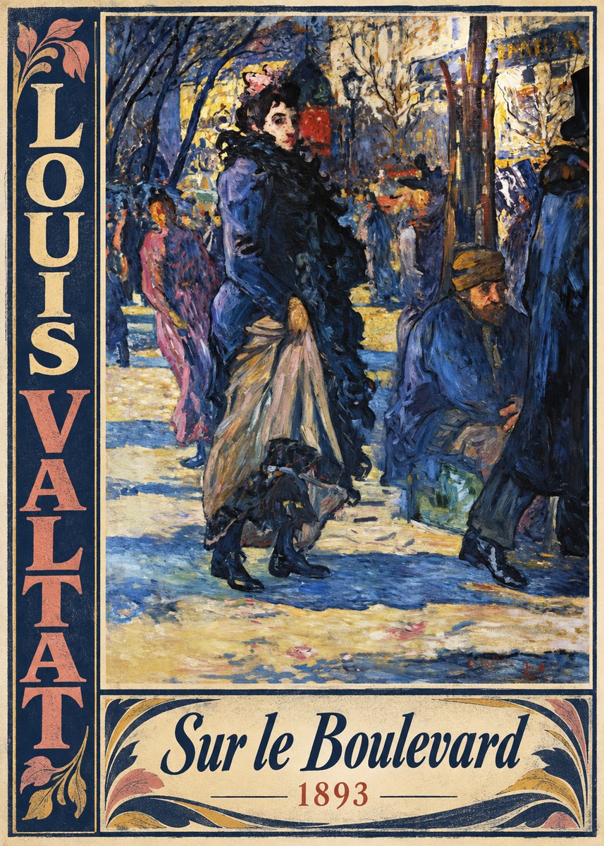 Louis Valtat Sur Le Boulevard No3 - Poster