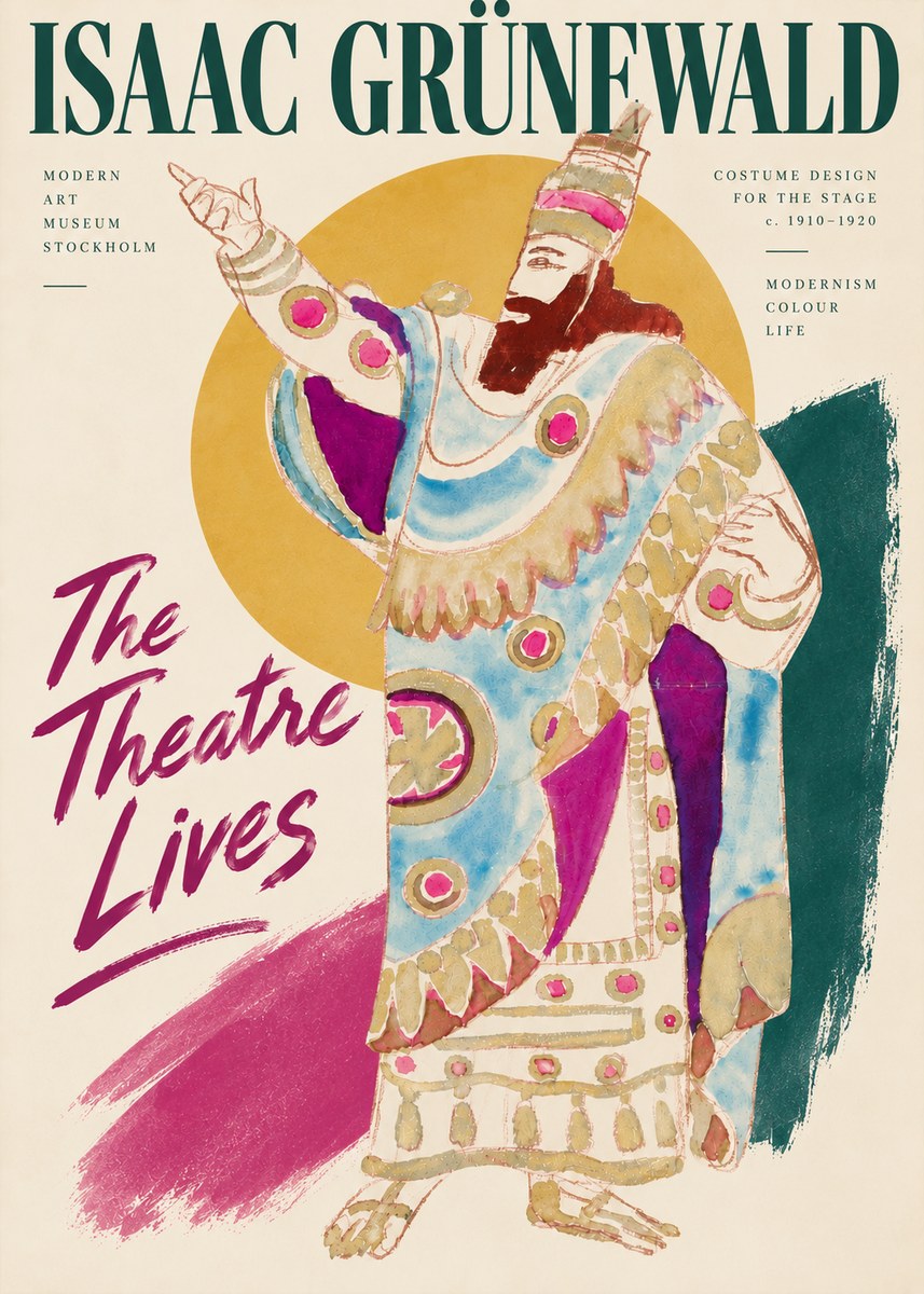 Isaac Grünewald The Theatre Lives No5 - Poster