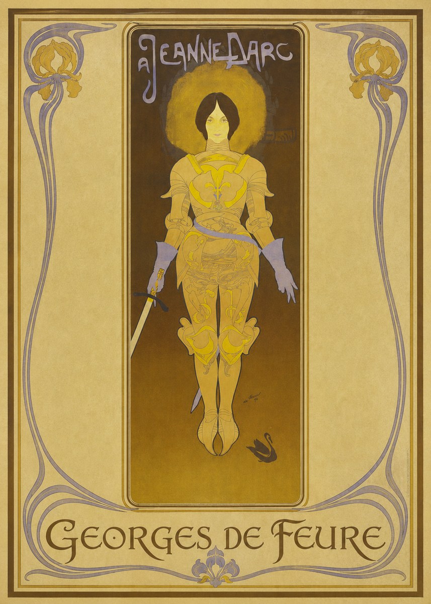 Georges de Feure À Jeanne D'arc No1 - Poster