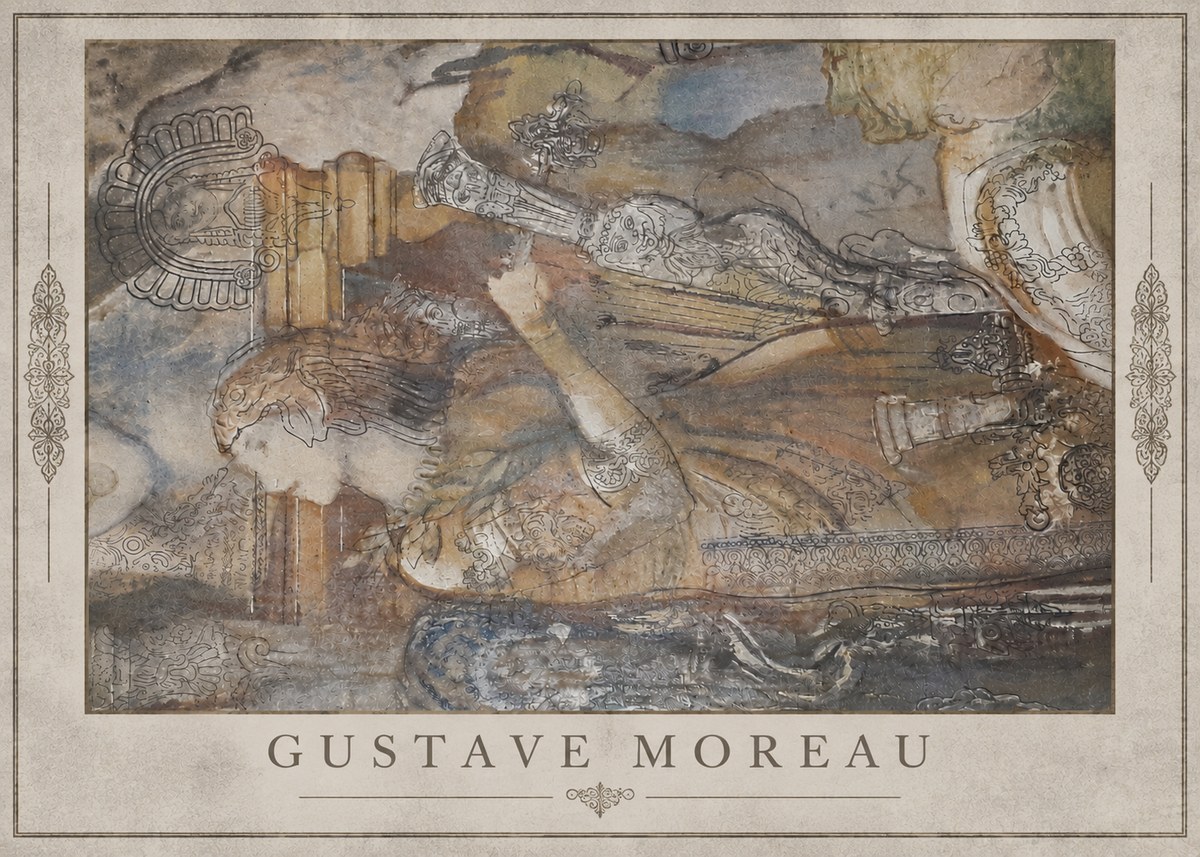 Gustave Moreau Study for the Triumph of Death No3 - Poster