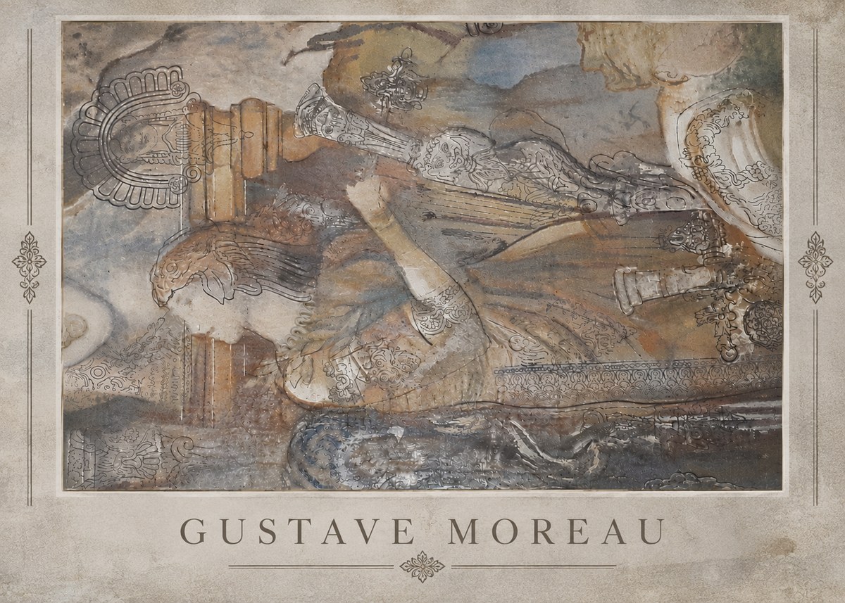 Gustave Moreau Study for the Triumph of Death No5 - Poster