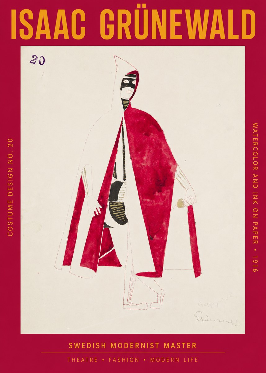 Isaac Grünewald Costume Design No. 20 No2 - Poster