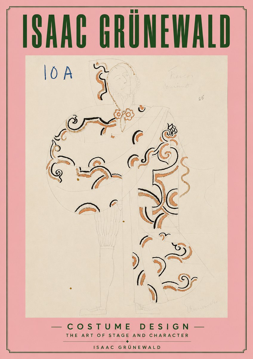 Isaac Grünewald Costume Design VIII No5 - Poster