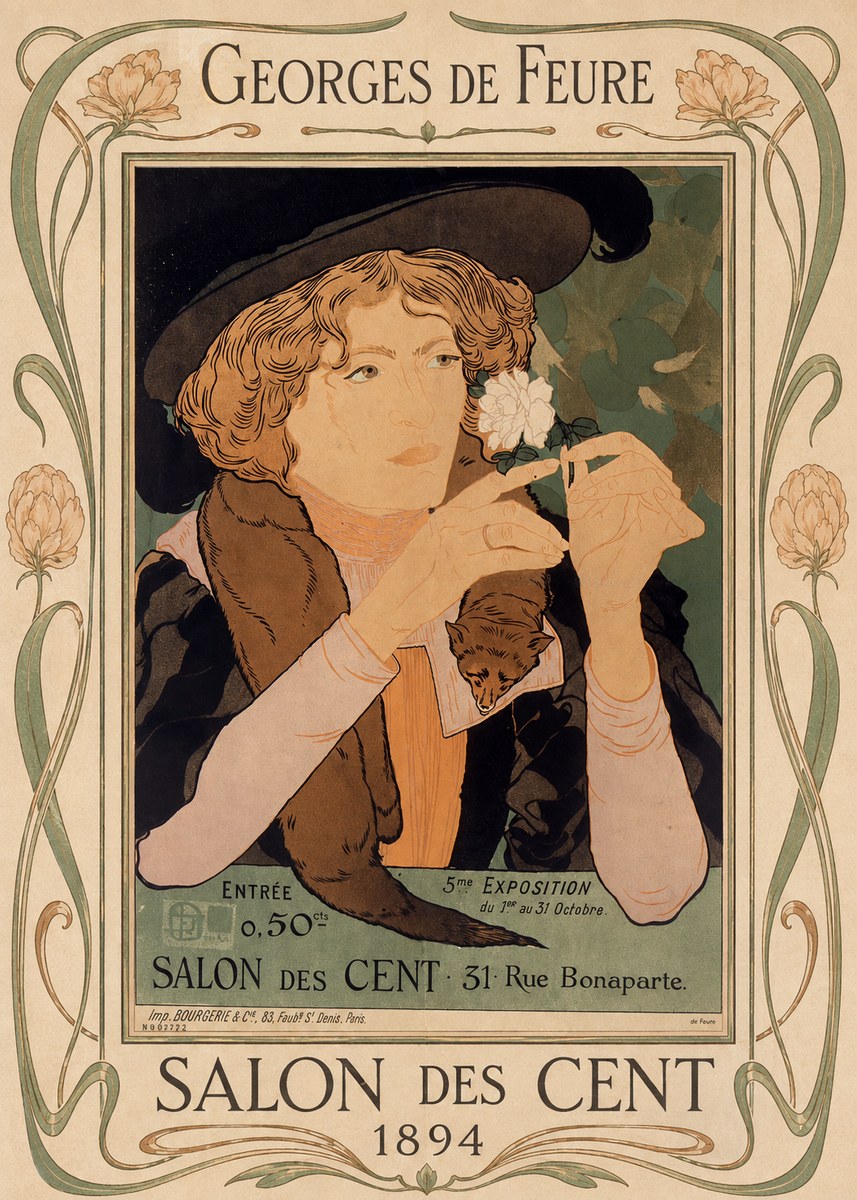 Georges de Feure Salon Des Cent - 1894 No1 - Poster
