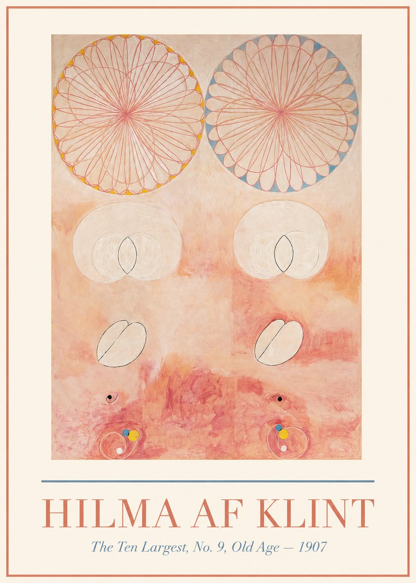 Hilma af Klint The Ten Largest, No. 9, Old Age – 1907 No1 - Poster