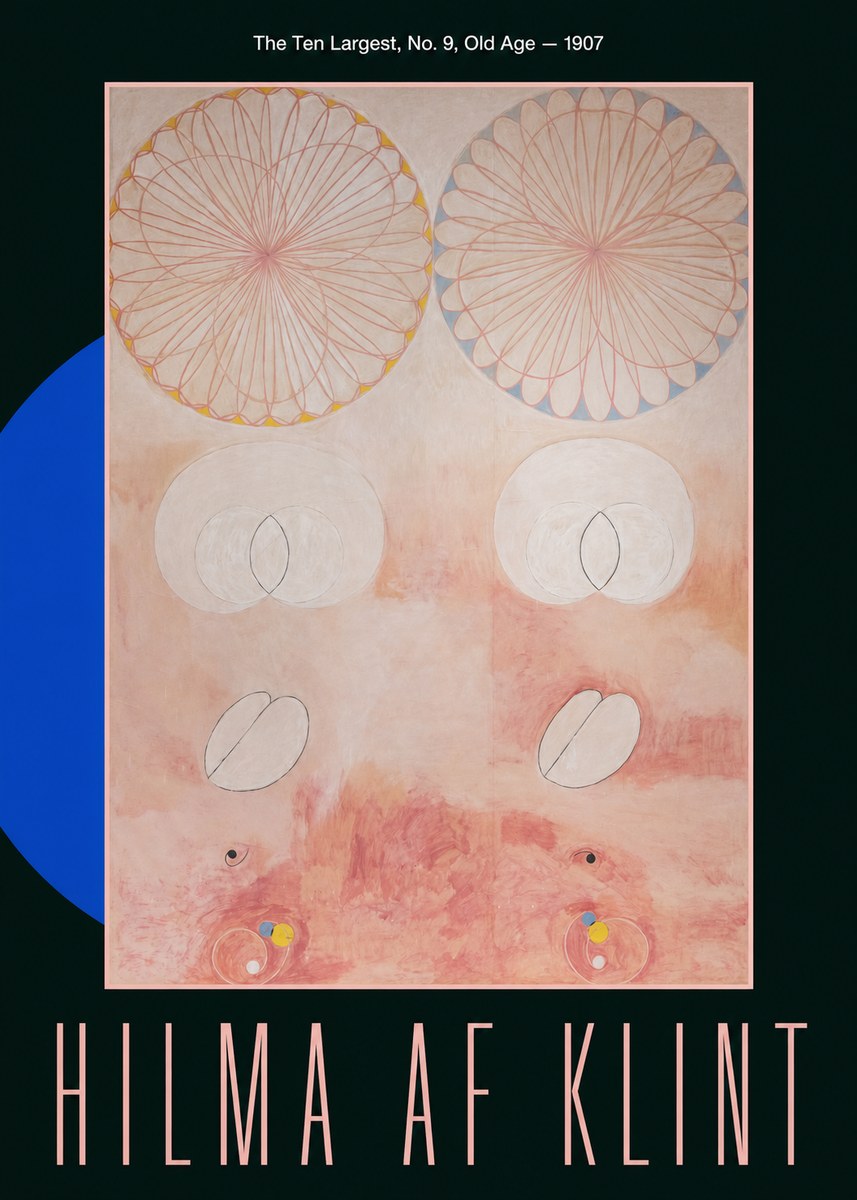 Hilma af Klint The Ten Largest, No. 9, Old Age – 1907 No6 - Poster