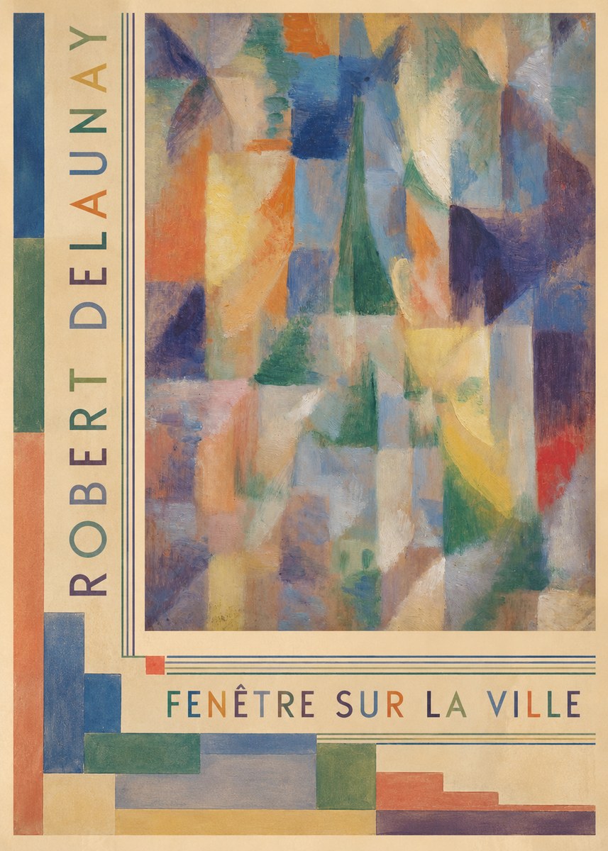 Robert Delaunay Fenêtre Sur La Ville No2 - Poster
