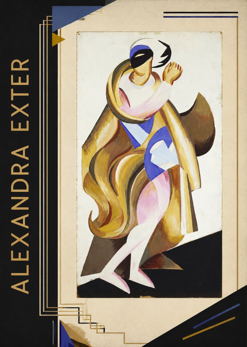 Alexandra Exter Art Deco Figure No2 - Poster