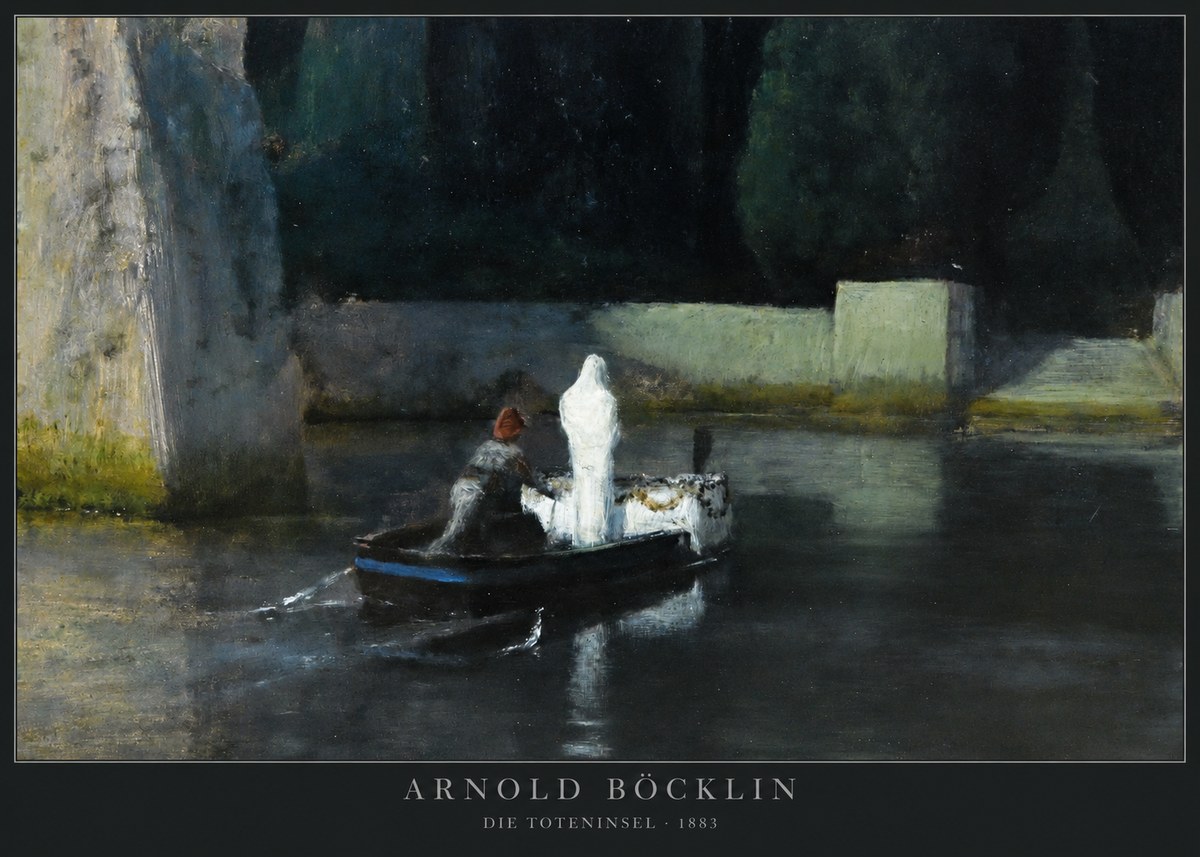 Arnold Böcklin Die Toteninsel IV No2 - Poster