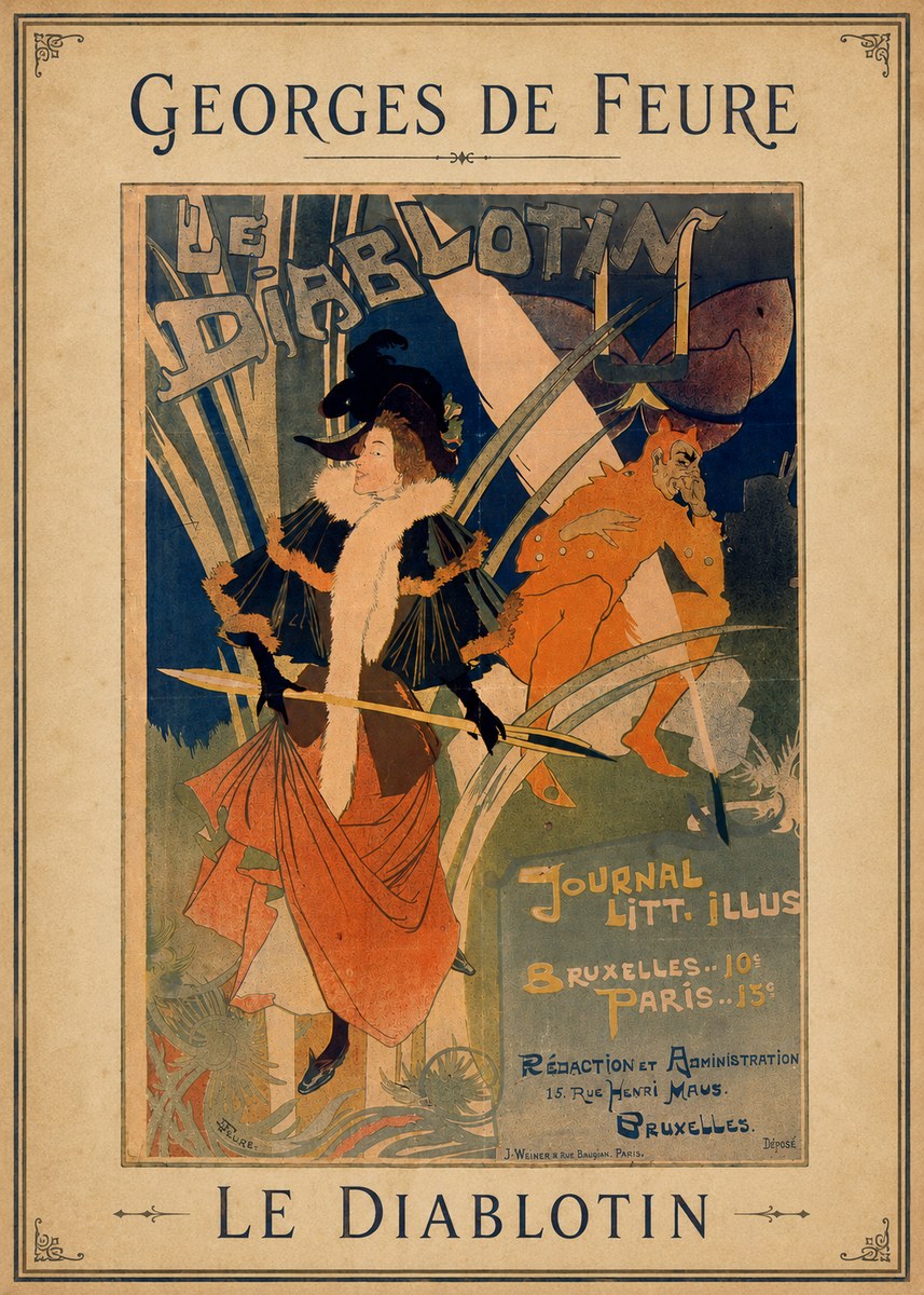 Georges de Feure Le Diablotin II No3 - Poster