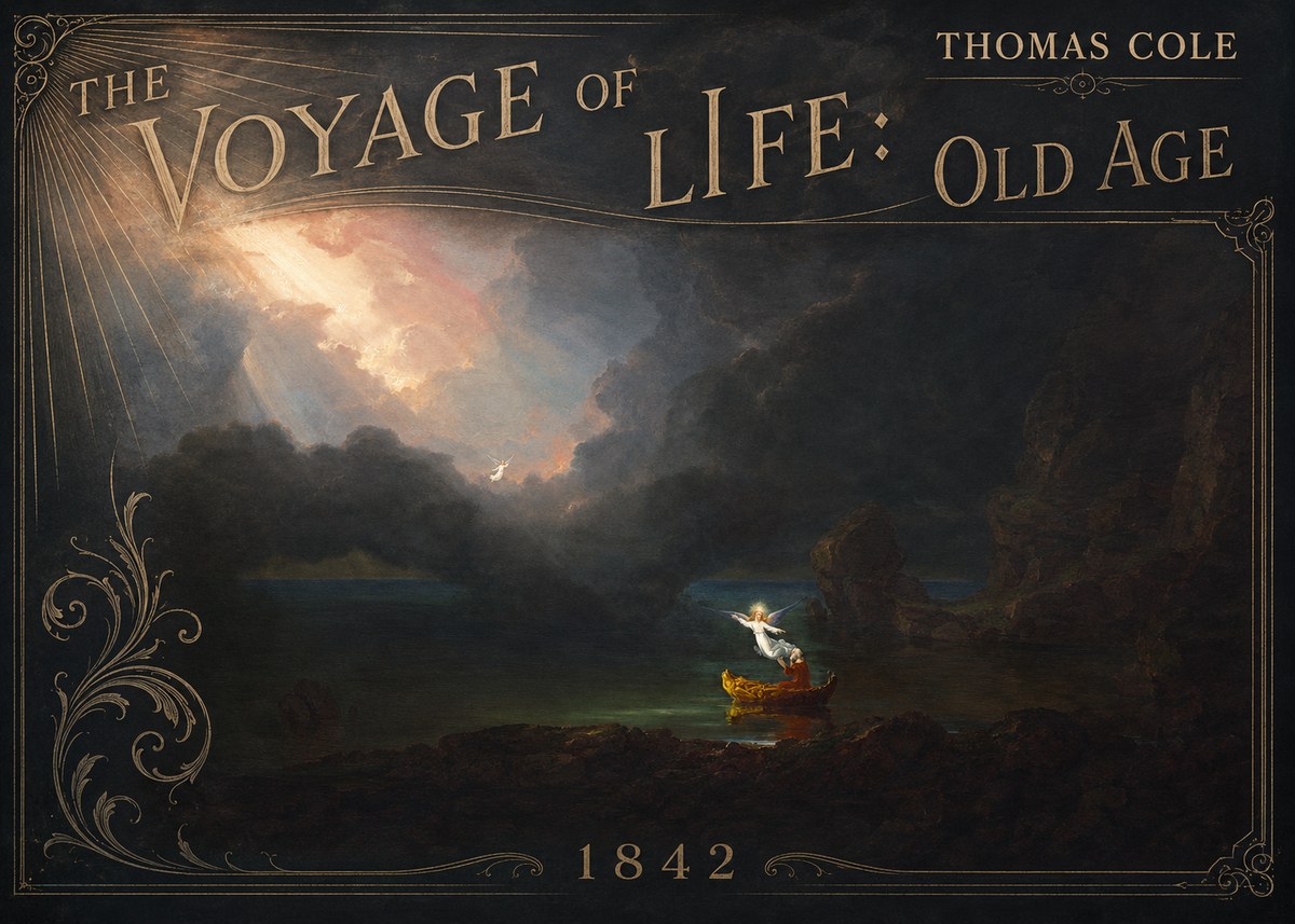 Thomas Cole The Voyage of Life: Old Age III No2 - Poster