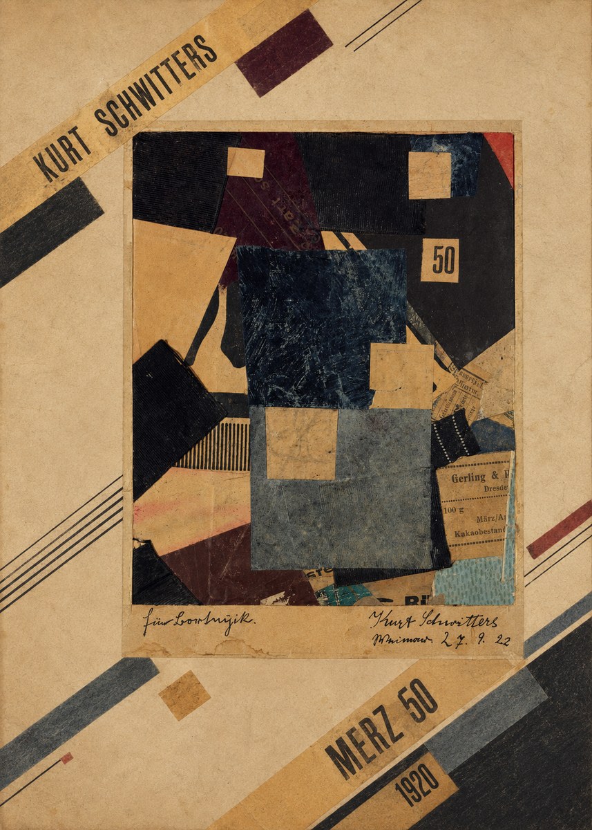 Kurt Schwitters Merz 50 No4 - Poster