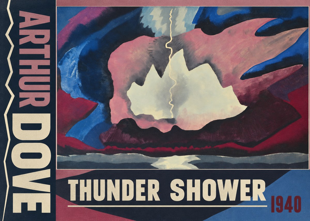 Arthur Dove Thunder Shower No3 - Poster