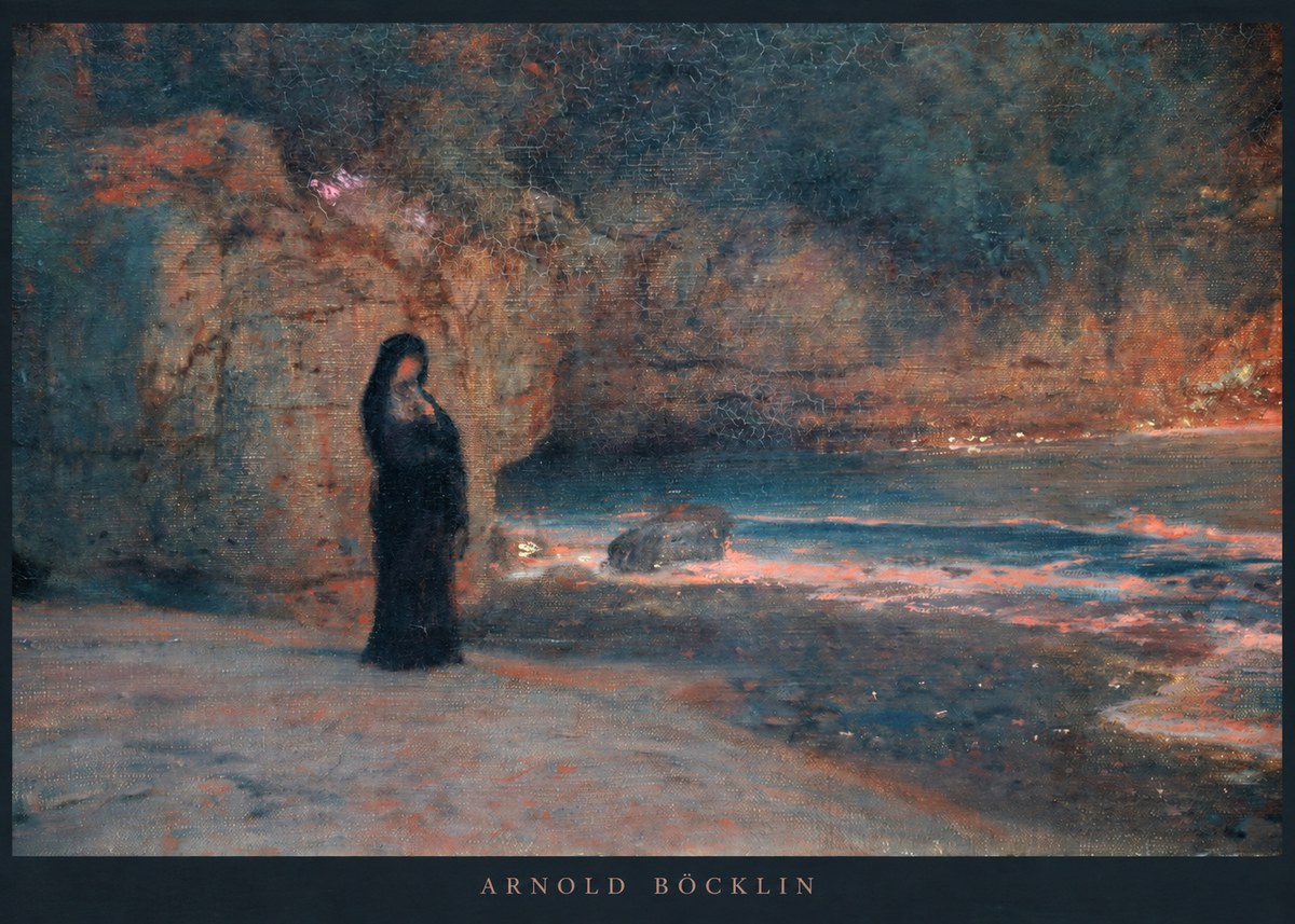 Arnold Böcklin The Lament No2 - Poster